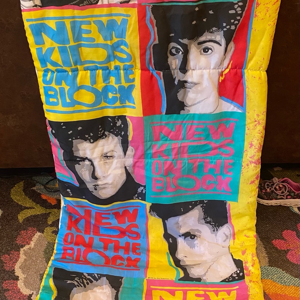 1990 New Kids on the Block Sleeping Bag